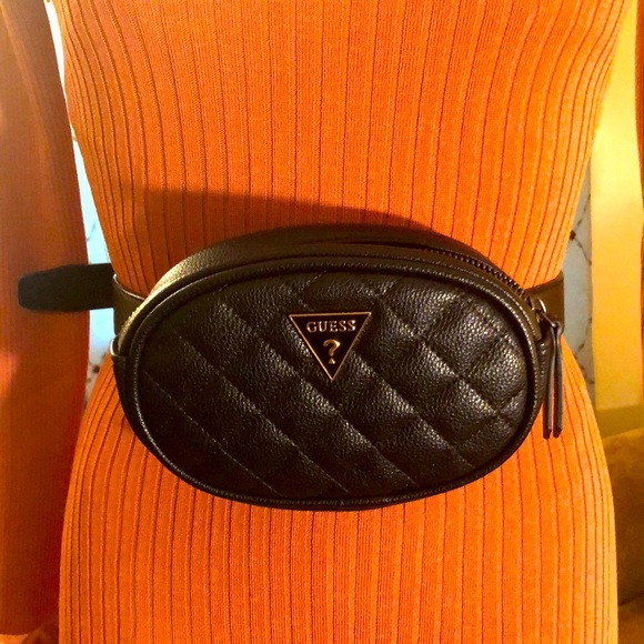 GUESS FAUX LEATHER FANNY PACK-New never used. - Picture 1 of 9
